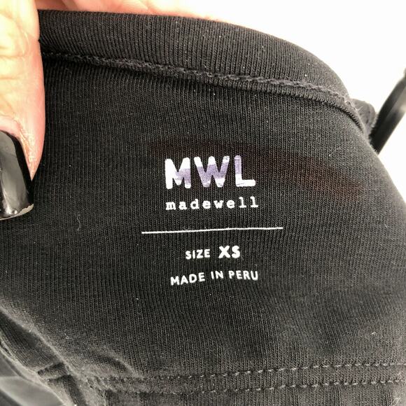 Madewell Womens Biker Unitard XS Black Sleeveless One Piece Fitted NJ141 NWT - Picture 9 of 12